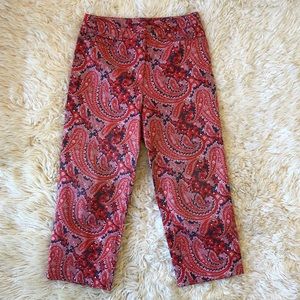 Paisley Pattern Pants by Worth